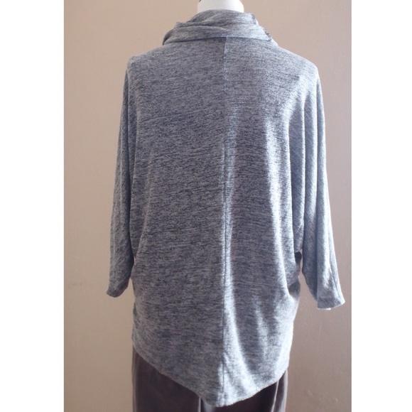 Olivia Moon Cowl Neck Dolman Sleeve Top (Oversized) - Picture 7 of 8